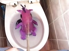 Purple Dragon Urinating#1
